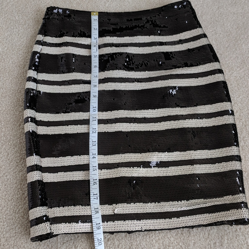 NWT SEQUIN Alice + Olivia sequin pencil skirt - Picture 4 of 8